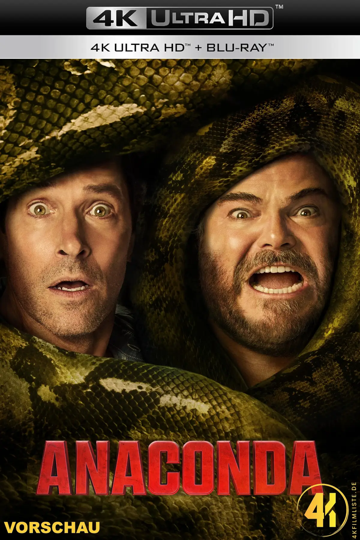 Anaconda (2025) – 4K Blu-ray (UHD + Blu-ray Disc)
