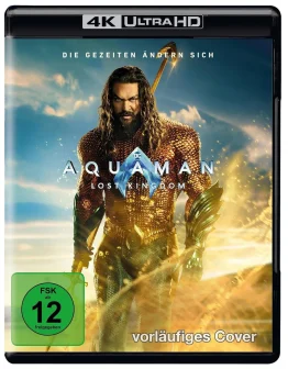 PreCover Aquaman The Lost Kingdom 4K Blu-ray Disc
