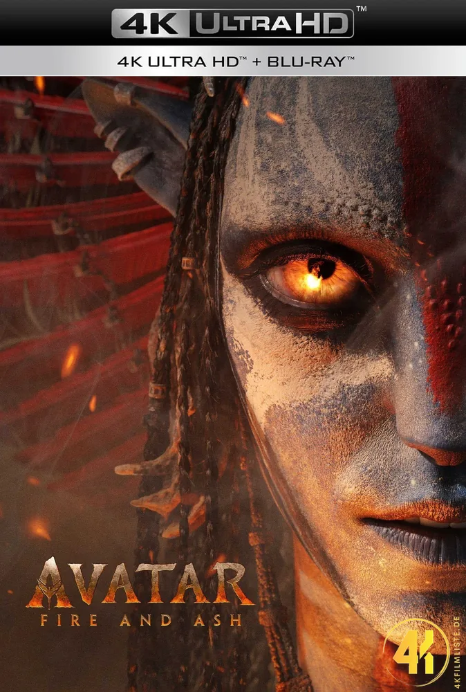 PreCover Avatar Fire and Ash 4K Blu-ray Ultra HD Blu-ray