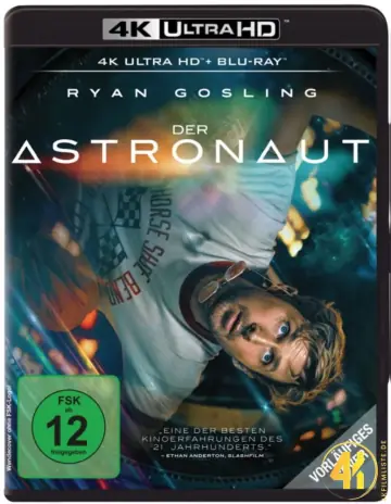 Der Astronaut (2026) (Project Hail Mary) – 4K Blu-ray (UHD + Blu-ray Disc)