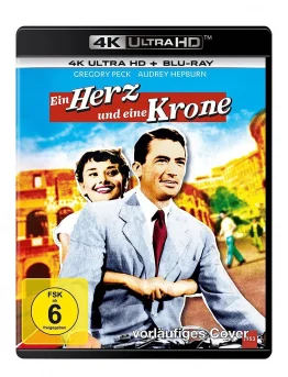 PreCover zu Ein Herz und eine Krone 4K Blu-ray Disc (Roman Holiday)