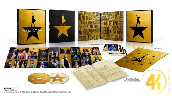 Hamilton (2020) – 4K Digipak (UHD + Blu-ray Disc)