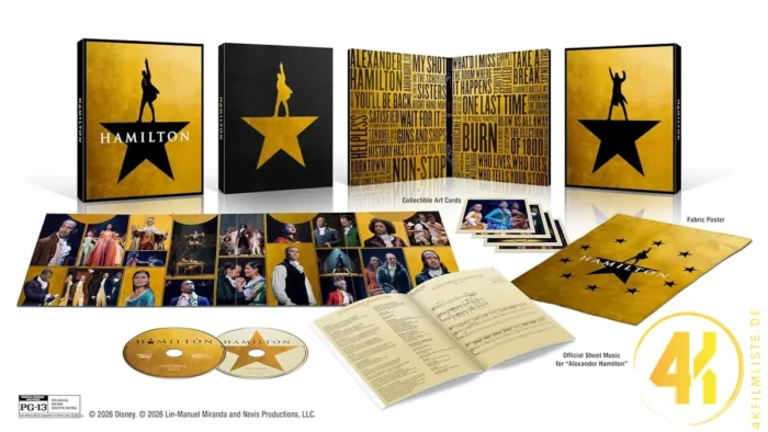 Hamilton (2020) (Collector’s Edition) – 4K Digipak (UHD + Blu-ray Disc + Bonus Blu-ray)