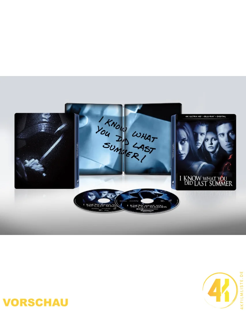 PreCover Ich weiss was du letzten Sommer getan hast 4K Steelbook Ultra HD Blu-ray