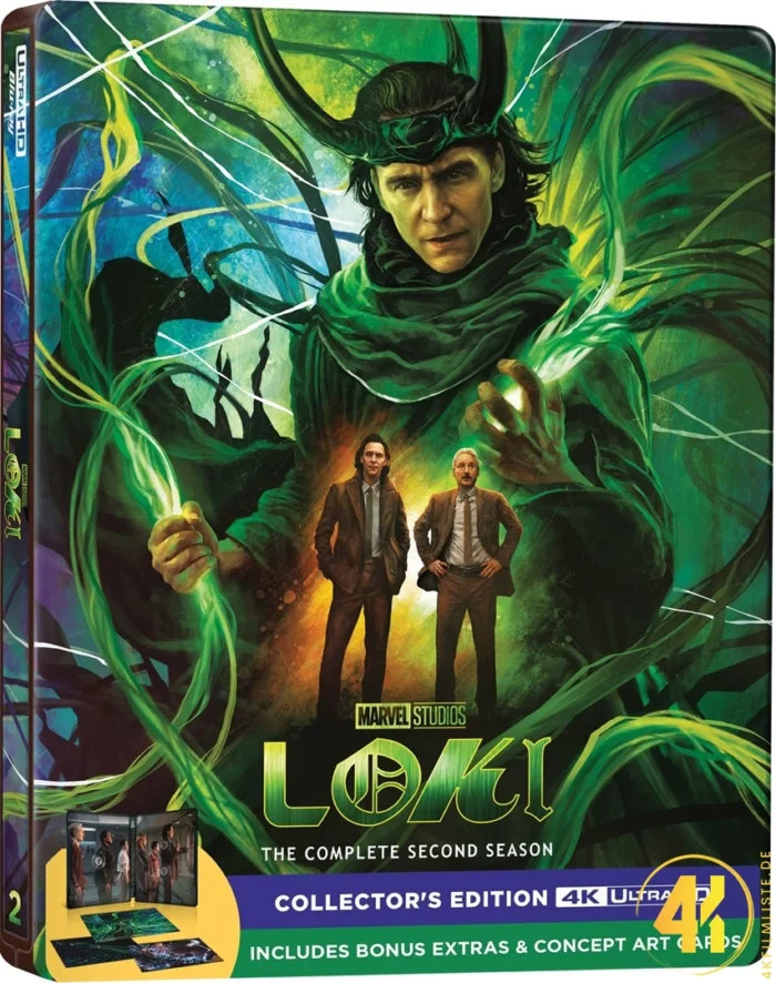 Loki (Staffel 2) – 4K Steelbook (UHD + Blu-ray Disc)