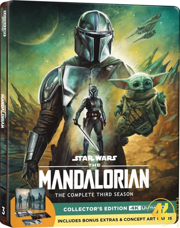 The Mandalorian: Staffel 3 – 4K Steelbook (UHD + Blu-ray Disc)