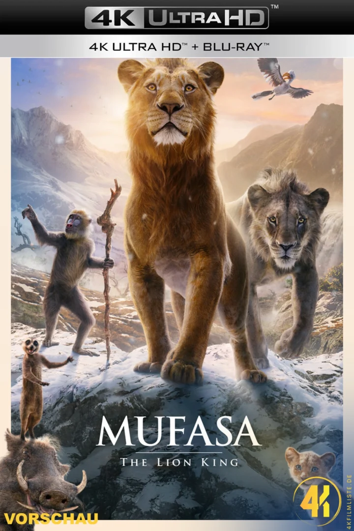Mufasa: The Lion King 4K Blu-ray