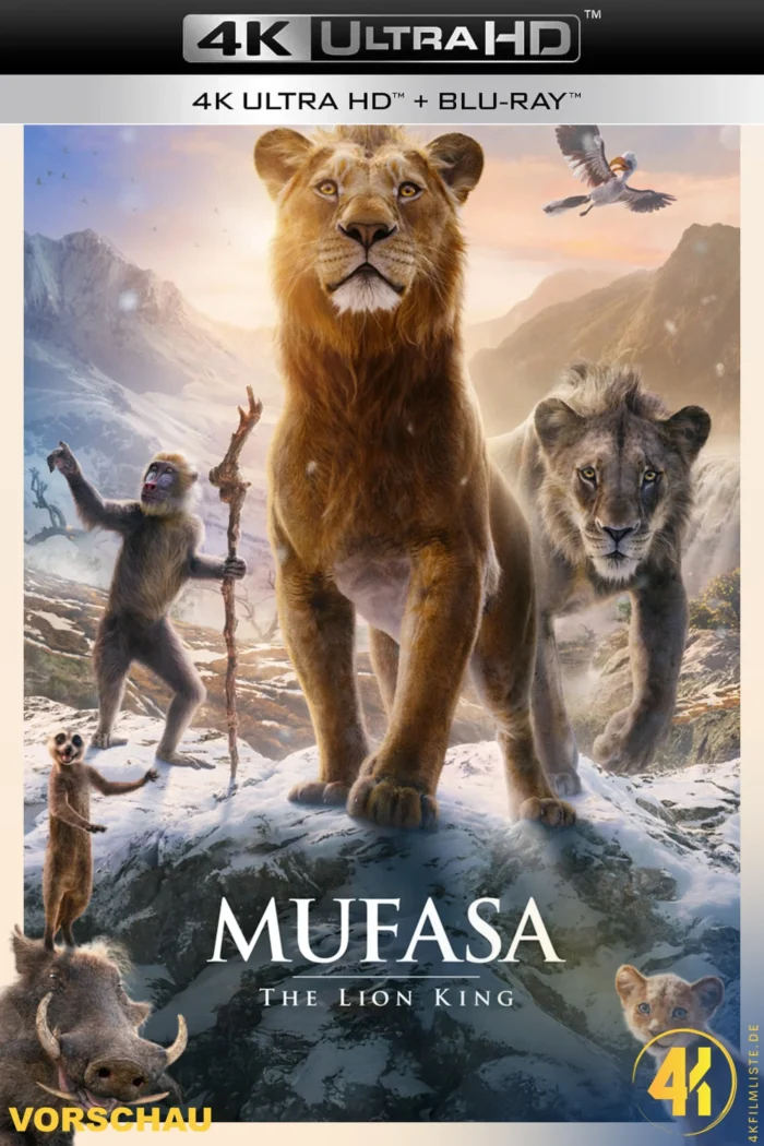 Mufasa: Der König der Löwen – 4K Blu-ray (UHD + Blu-ray Disc)