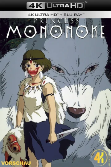 Prinzessin Mononoke – 4K Steelbook (UHD + Blu-ray Disc)
