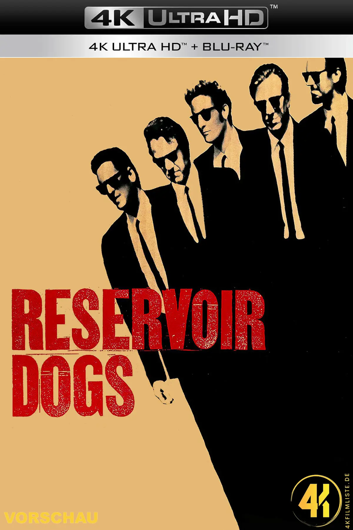 Reservoir Dogs: Wilde Hunde (Cover B) – 4K Steelbook (UHD + Blu-ray Disc + Bonus Blu-ray)