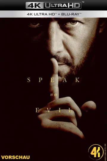 Speak No Evil (2024) – 4K Blu-ray (UHD + Blu-ray Disc)