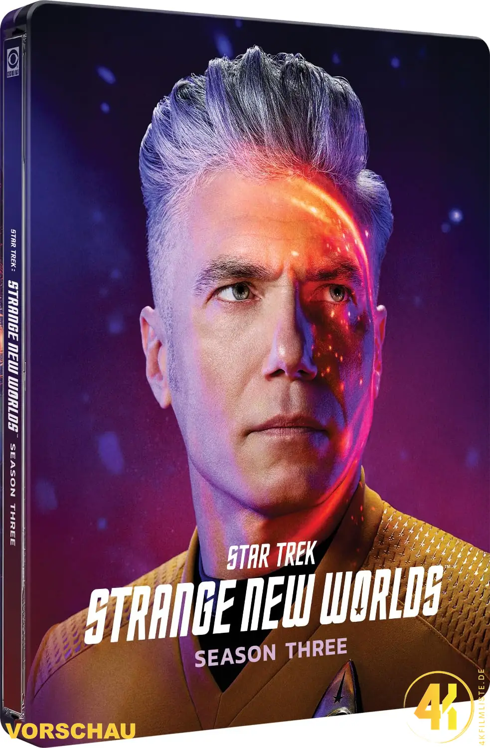 Star Trek: Strange New Worlds (Staffel 3) – 4K Steelbook (UHD + Blu-ray Disc)