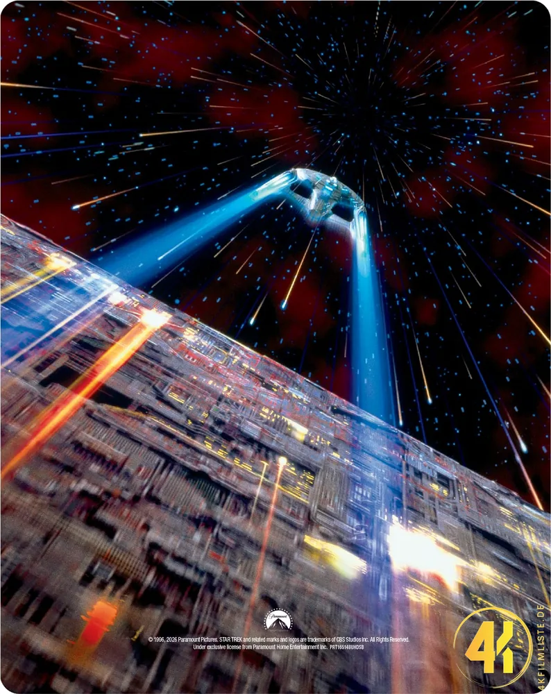 PreCover Star Trek VIII Backcover 4K Steelbook Ultra HD Blu-ray