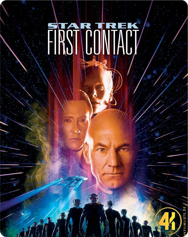 PreCover Star Trek der erste Kontakt 4K Steelbook Frontcover Ultra HD Blu-ray