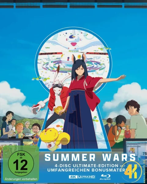 PreCover Summer Wars Ultimate Edition 4K Steelbook Ultra HD Blu-ray