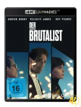 PreCover The Brutalist 2024 UHD Keep Case Ultra HD Blu-ray Disc