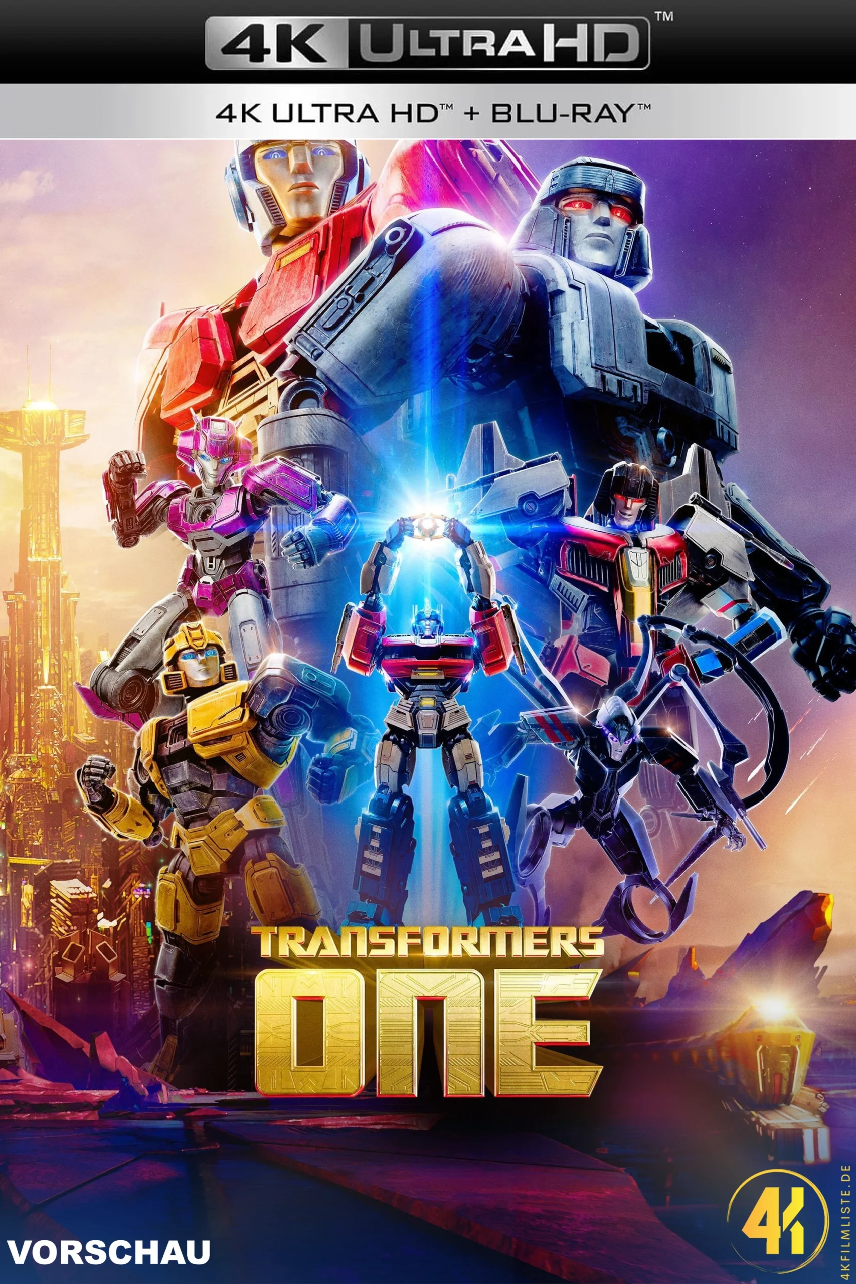Transformers One – 4K Blu-ray (UHD + Blu-ray Disc)