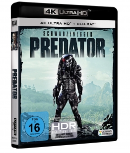 4K UHD Cover zu Predator mit Arnold Schwarzenegger