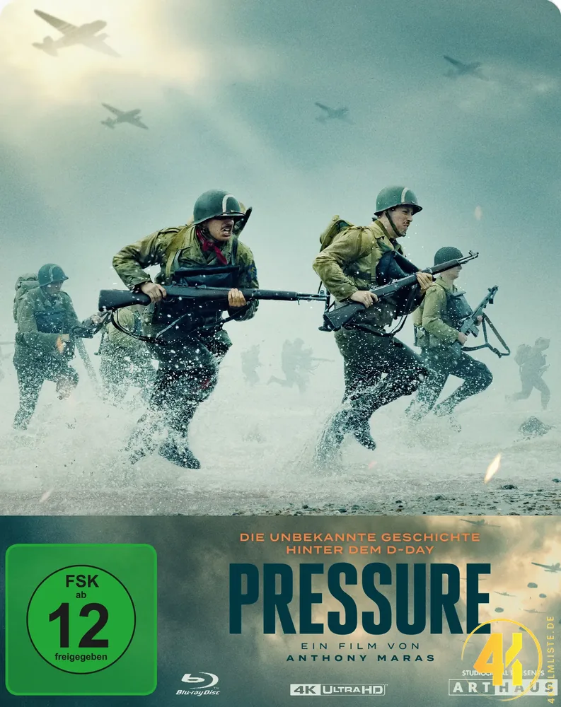 Pressure 4K Steelbook Ultra HD Blu-ray Disc