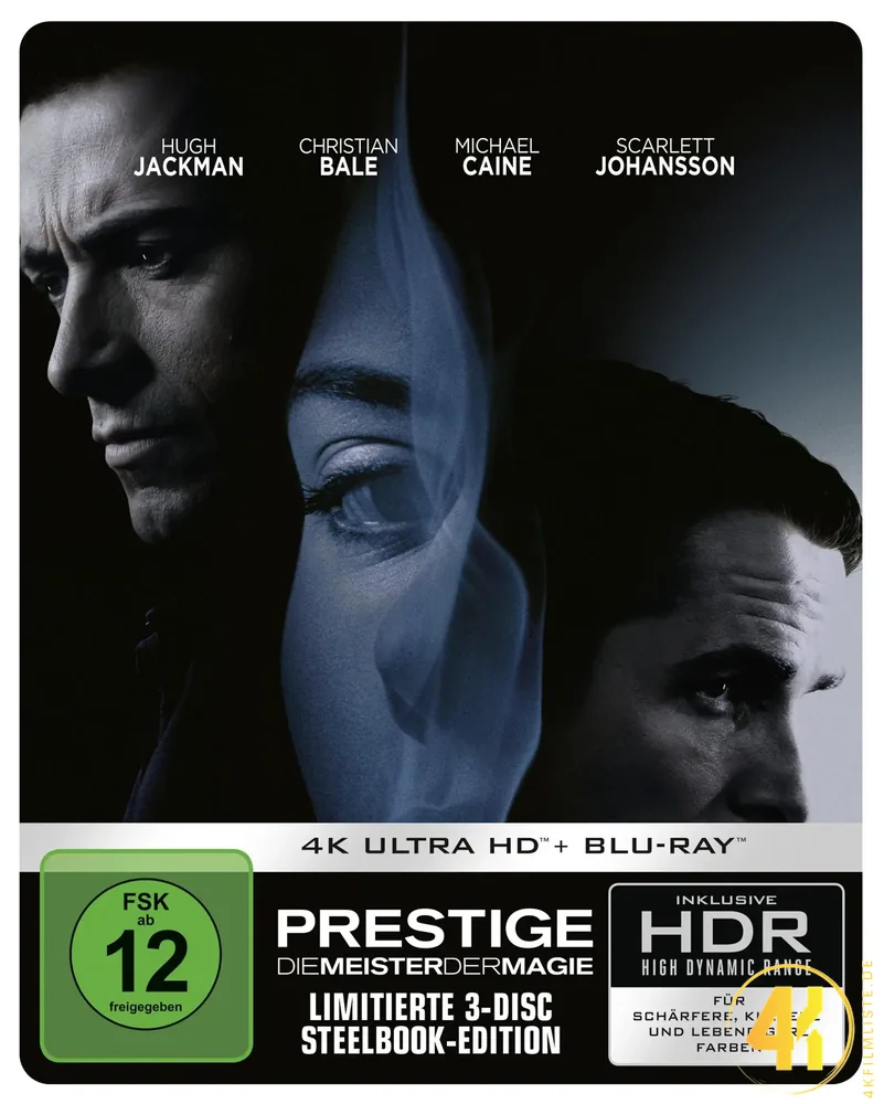 Prestige Meister der Magie 4K Mediabook Ultra HD Blu-ray Disc