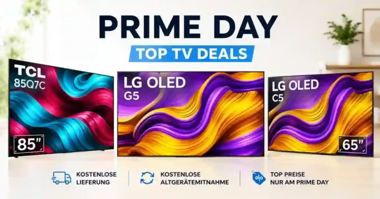 Prime Day 2026: Amazon senkt die Preise von TCL- und LG-Fernsehern deutlich