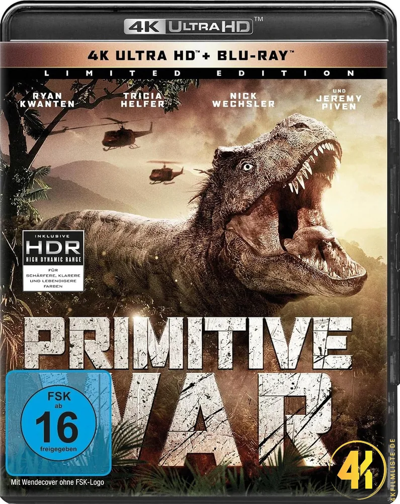 Primitive War Limited Edition 4K Blu-ray Ultra HD Blu-ray Disc