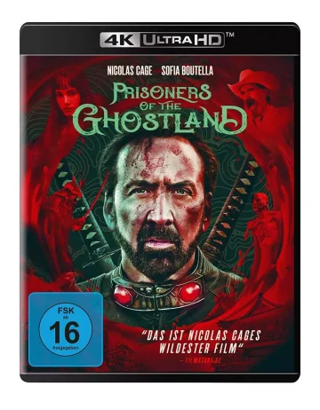 Prisoners of the Ghostland - 4K Blu-ray Disc mit Nicolas Case (UHD Cover)