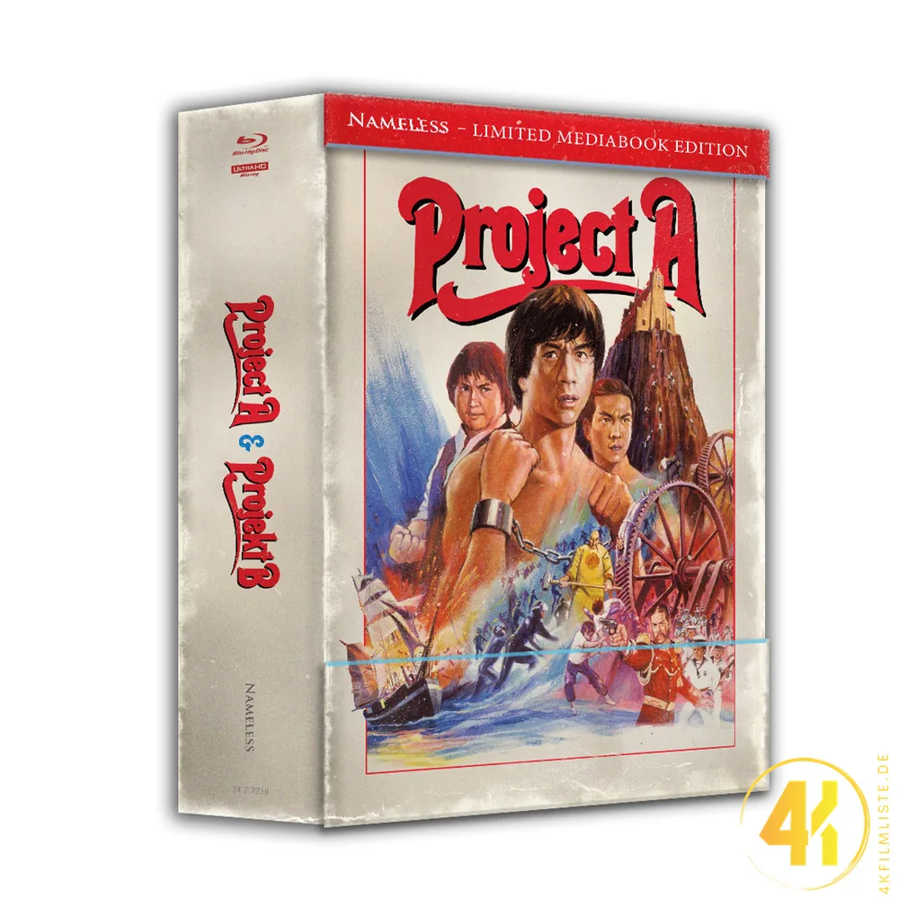 Project A und B Doppelset 4K Mediabook Cover A Schuber Ultra HD Blu-ray Disc