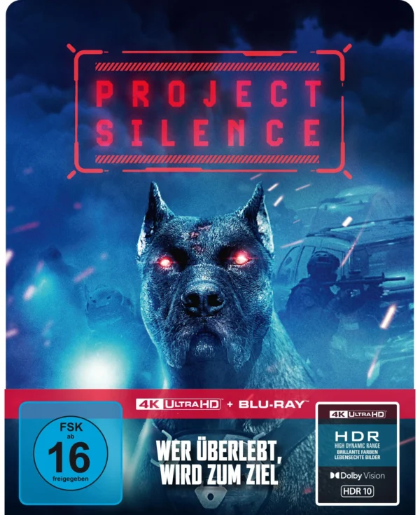 Project Silence – 4K Steelbook (UHD + Blu-ray Disc)