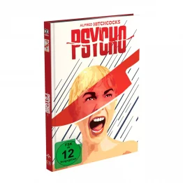 Psycho - 4K Mediabook (Cover C) mit Janet Leigh und einem roten Messer