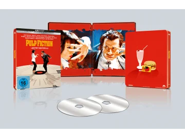 Pulp Fiction 4K Steelbook Frontcover/Backcover