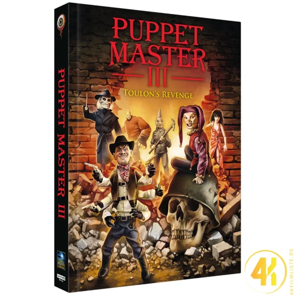 Puppet Master III: Die Rache des André Toulon (Cover A) – 4K Mediabook (UHD + Blu-ray Disc)