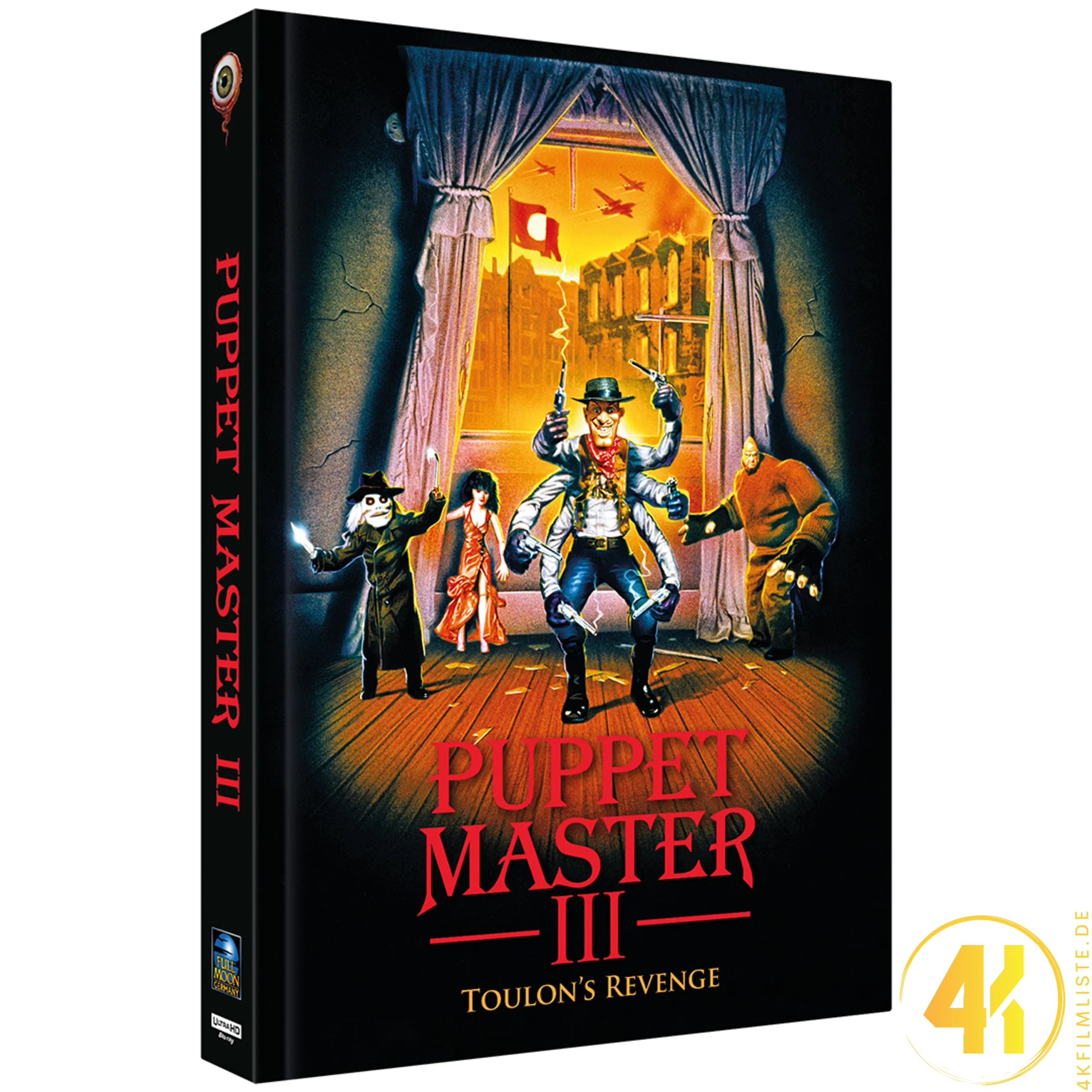 Puppet Master III: Die Rache des André Toulon (Cover B) – 4K Mediabook (UHD + Blu-ray Disc)