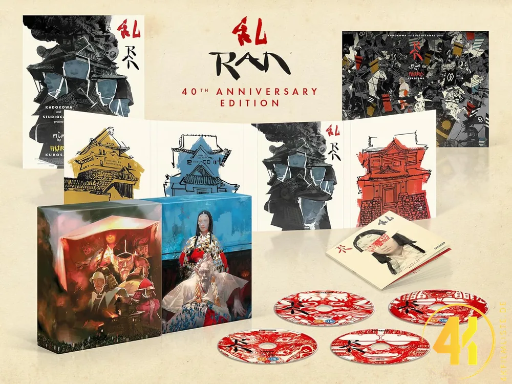 RAN 4K Digipak Special Edition Inlay Innen Ultra HD Blu-ray Disc