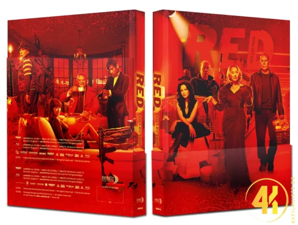 R.E.D. Collection (2 Filme im Mediabook) (Cover B) – 4K Mediabook (UHD + Blu-ray Disc)