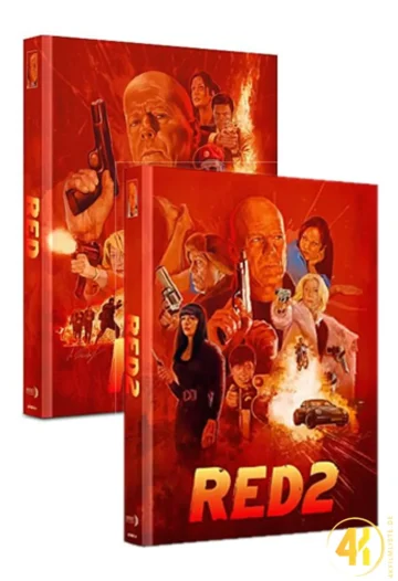 R.E.D. 1 + 2 Bundle (Cover A) – 4K Mediabook (UHD + Blu-ray Disc)