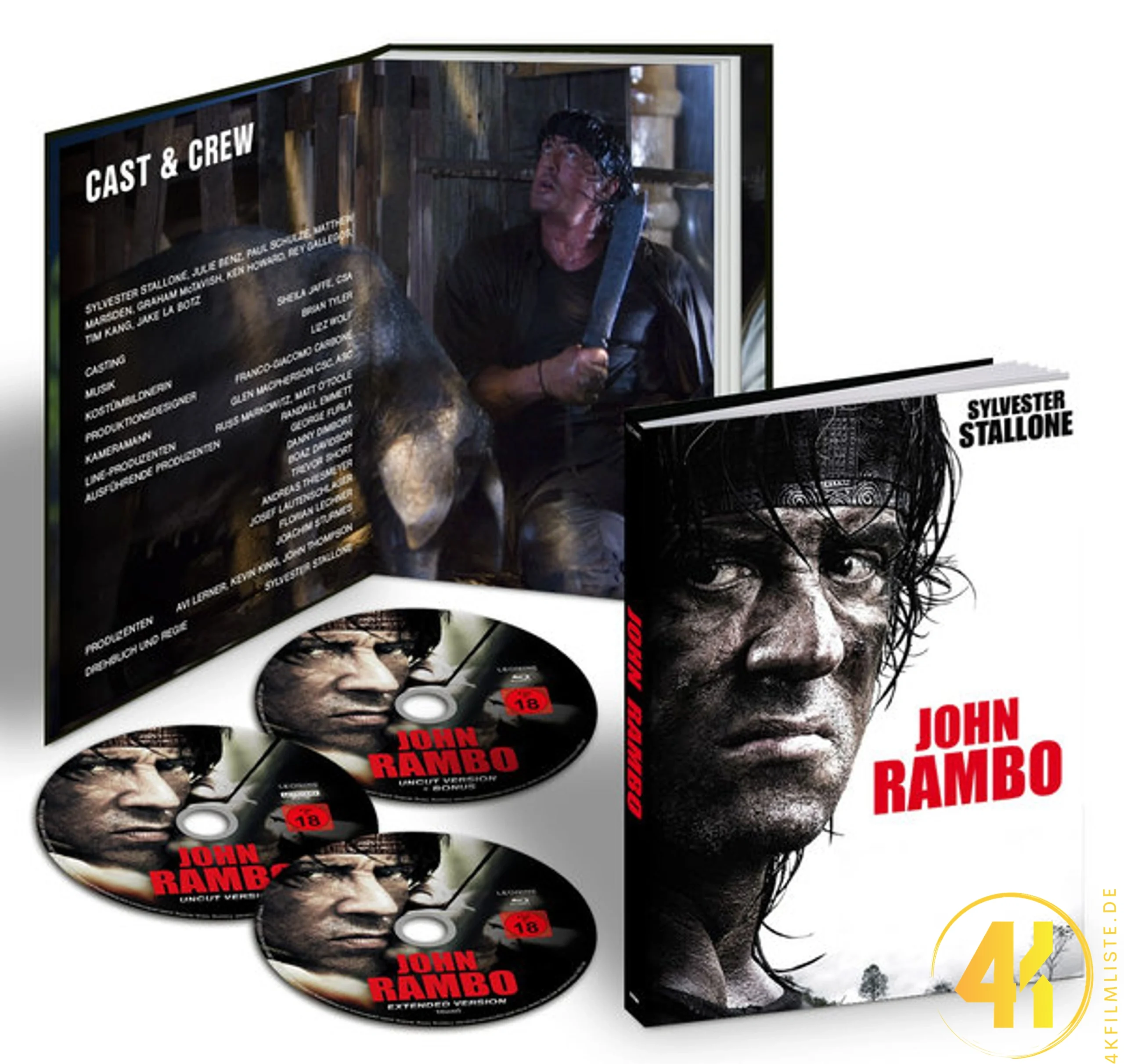 John Rambo – 4K Mediabook (UHD + Blu-ray Disc + Bonus Blu-ray)