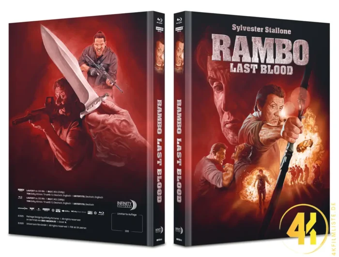 Rambo: Last Blood (Cover A) – 4K Mediabook (UHD + Blu-ray Disc)
