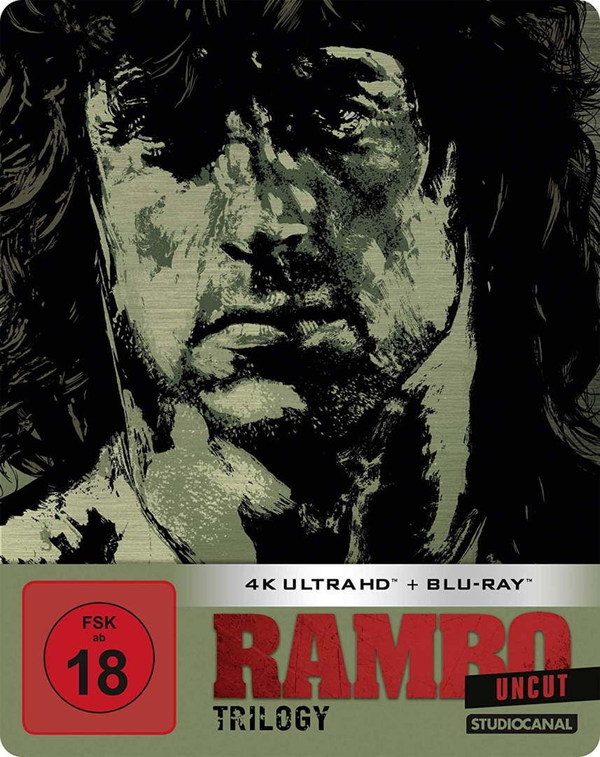 Rambo Trilogy im UHD 4K Steelbook