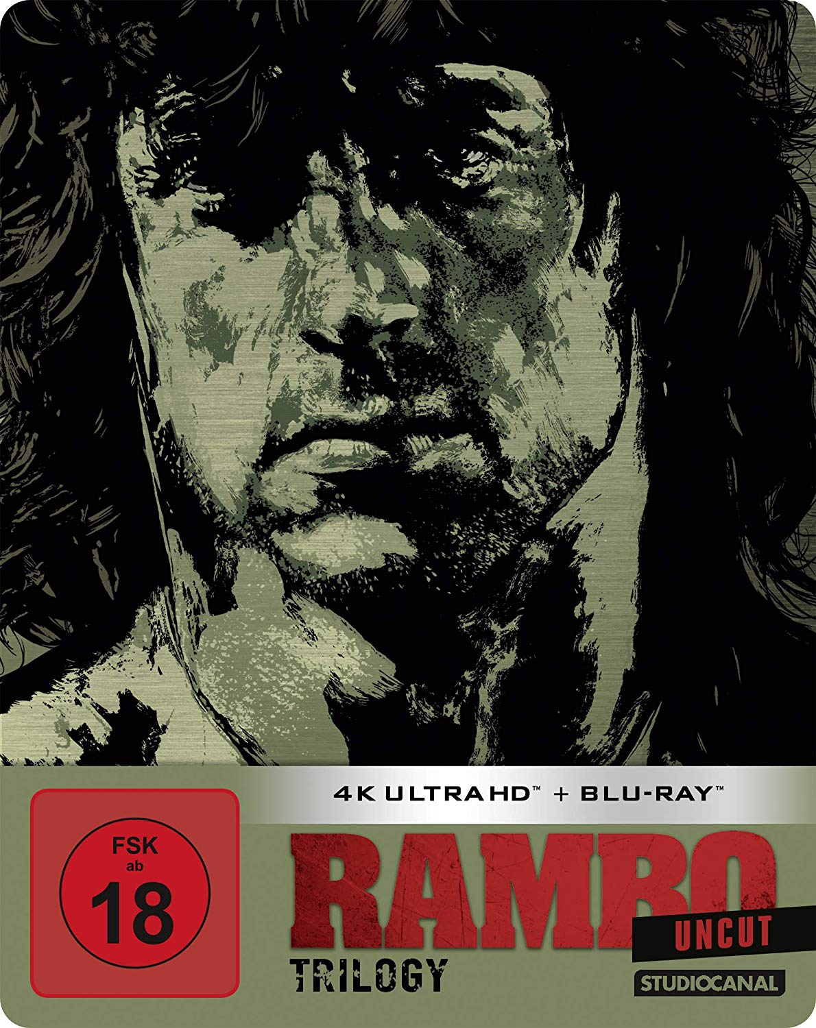 Rambo Trilogie – 4K Steelbook (UHD + Blu-ray Disc)