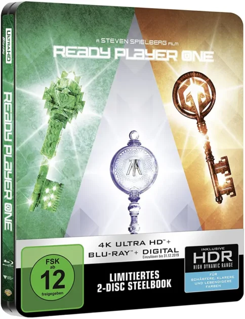 Ready Player One – 4K Steelbook (UHD + Blu-ray Disc)