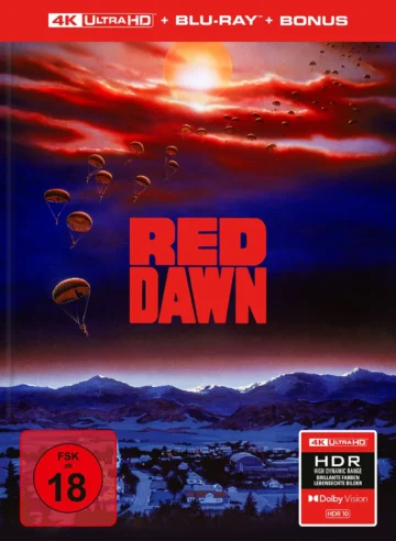 Red Dawn 4K Mediabook A Ultra HD Blu-ray Disc