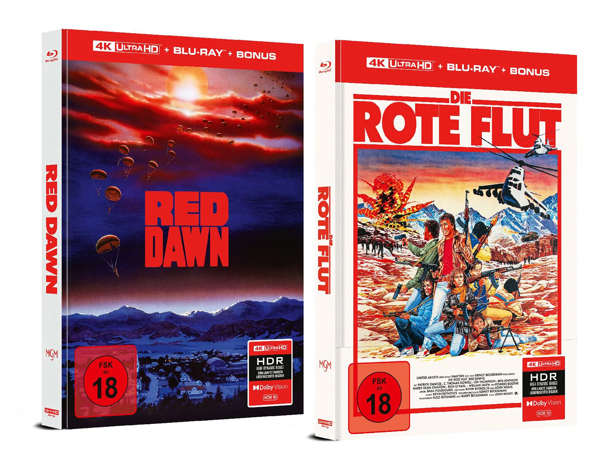 Red Dawn (Mediabook Duo) – 4K Mediabook (UHD + Blu-ray Disc + Bonus Blu-ray)