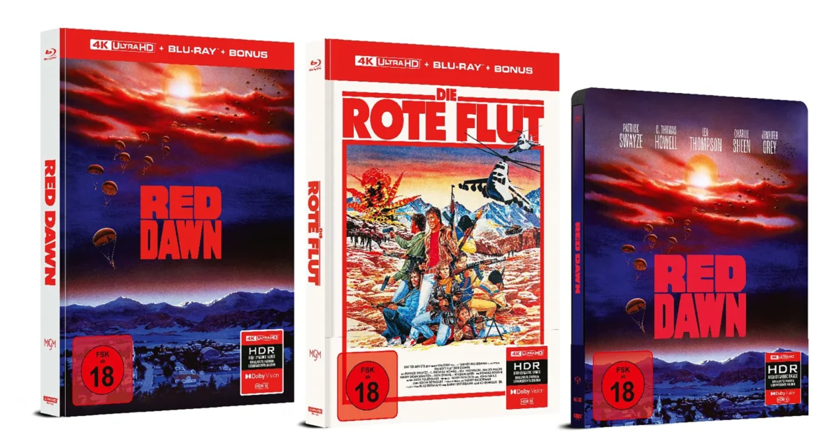 Red Dawn (Steelbook / Mediabook Triple) – 4K Blu-ray (UHD + Blu-ray Disc + Bonus Blu-ray)