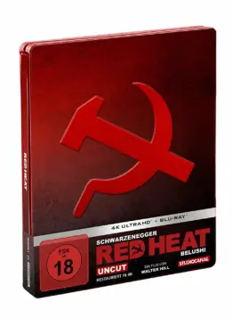 Red Heat 4K Steelbook Seitenansicht