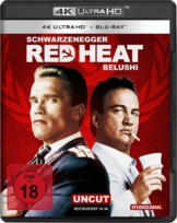 Red Heat 4K UHD Keep Case Cover mit James Belushi und Arnold Schwarzenegger