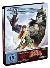 Red Sonja - 4K Steelbook mit Arnold Schwarzenegger (Seitenansicht / Spine vom Steelbook)