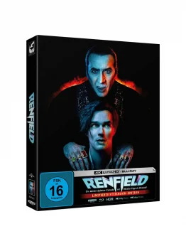 Renfield 4K Steelbook Ultra HD Blu-ray Disc mit Nicolas Cage