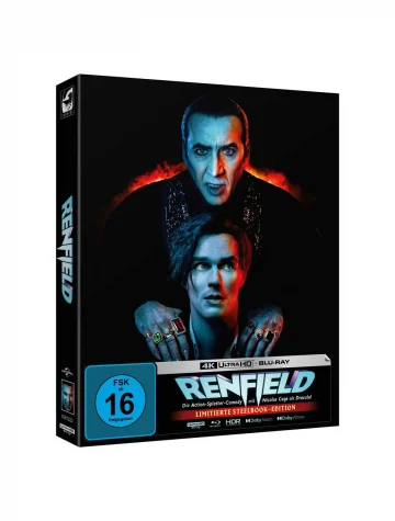 Renfield 4K Steelbook Ultra HD Blu-ray Disc mit Nicolas Cage