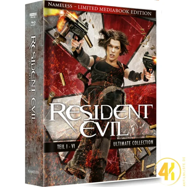 Resident Evil 1-6 (Big Book) (Cover A) – 4K Mediabook (UHD + Blu-ray Disc + 3D)